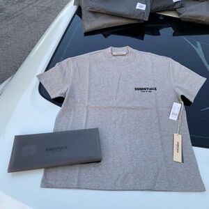 Essentials Gray Men's T-Shirt